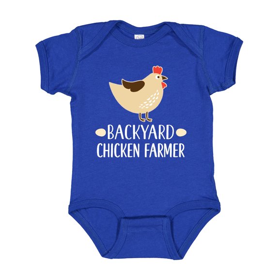 Inktastic Backyard Chicken Farmer Boys or Girls Baby Bodysuit