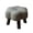 Dark Gray, variant on Hyknon Small Foot Stool Ottoman, Floral Round Faux Leather Wood Leg Foot Rest for Couch, Under Desk Pouf Footstool Footrest for Living Room Bedroom, Entryway Padded Household Seating Stool, Dark Gray