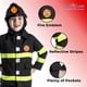 thumbnail image 3 of Disfraz de bombero de Dress-Up-America para niños con casco, 3 of 7