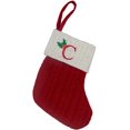 thumbnail image 1 of Medias navideñas tejidas, calcetines navideños, botas de caramelo con campanillas, bolsas de regalo navideñas, árboles de Navidad, botas para chimenea, decoraciones navideñas personalizadas para la, 1 of 8