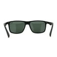 thumbnail image 4 of Polarized Gentlemens 90s Slick Sport Horn Rim Sunglasses Matte Black Green, 4 of 4