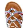 thumbnail image 4 of Wonder Nation Metallic Gladiator Sandal (Little Girls & Big Girls), 4 of 6