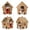 2# B, variant on 3D Wooden Christmas House Diamond Art Kit, Full Drill Crystal Mosaic Craft, 5.7 in Tabletop or Hanging Holiday Decoration