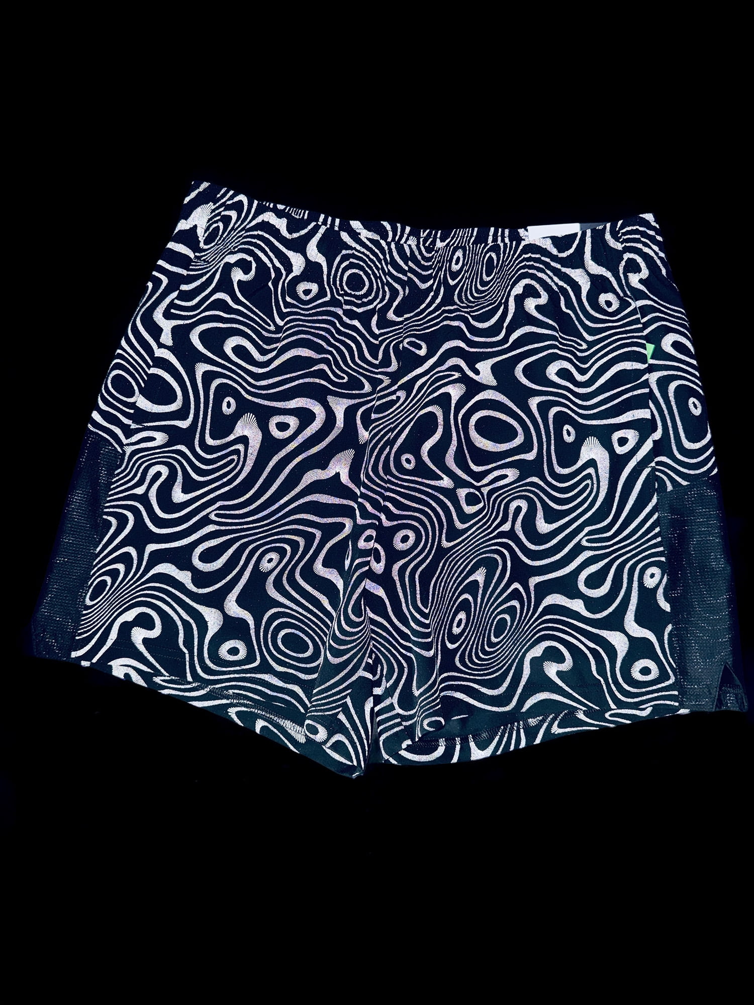 Athletic Works Men's Reflective Print Soccer Shorts, 6" Inseam, Sizes XS-3XL