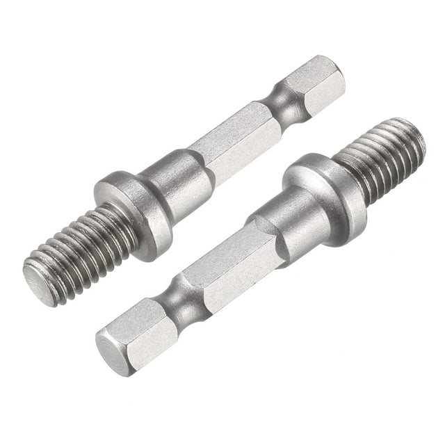 10 Pcs Adaptador de Chuck de Taladro Eléctrico de Rosca M8 de 8 mm 1/4" Hex Shank Herramienta Eléctrica