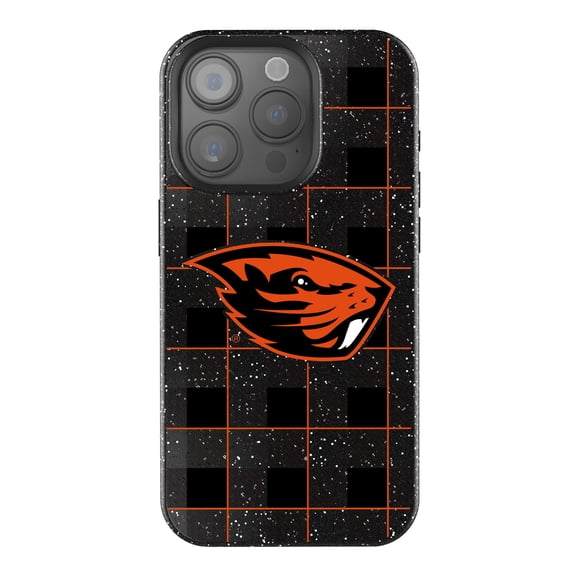 Keyscaper Oregon State Beavers Plaid Bling iPhone Case