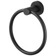 thumbnail image 3 of Wosthever Estante de acero inoxidable toallero baño toalla colgante almacenamiento inodoro ducha titular negro, 3 of 6