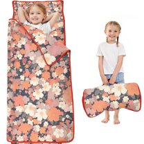 Pioneer Flower Floral Print Pattern Toddler Nap Mats for Kids Preschool,Sleeping Mat Bag or Kids,Toddler Sleeping Bag,Toddler Nap Mat or Daycare