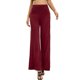 thumbnail image 2 of Gibobby Pantalones deportivos Pantalones de yoga de cintura alta informales con brillantes de plástico para mujer, pantalones de pierna ancha(Vino， M), 2 of 4