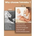 thumbnail image 4 of Totmizby Hands Free Wearable Breast Pump - 12 Levels & 3 Modes Electric Breast Pump with Remote Control, 140° Soft Silicone Cups, 1200mAh Rechargeable Battery (2 Pack, Gray), 4 of 7