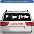 thumbnail image 2 of Latino Pride Sticker Decal Die Cut - Self Adhesive Vinyl - Weatherproof - Made in USA - Many Color and Sizes - brown pride latino, 2 of 6