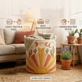 thumbnail image 5 of 3D Quilted Laundry Hamper, Large Fabric Storage Basket with Deer Fox Bear Design, Soft Collapsible Clothes Bin with Handles for Bedroom Home Organization, 5 of 7