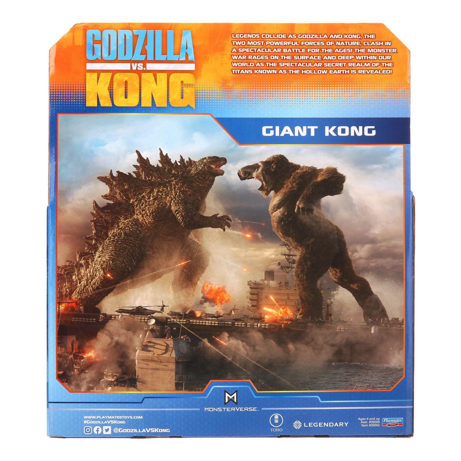 Playmates - Monsterverse - Godzilla Vs Kong - Figurine Deluxe 11" (28 cm)