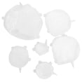 thumbnail image 3 of 6Pcs Food Sealing Lid Expandable Reusable Vegetable Fruit Sealing Cover for Kitchen UseWhite, 3 of 5
