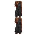 thumbnail image 1 of Vestido corto Qarigey estampado para mujer cuello Halter S M L XL 2XL 3XL 4XL 5XL, 1 of 6