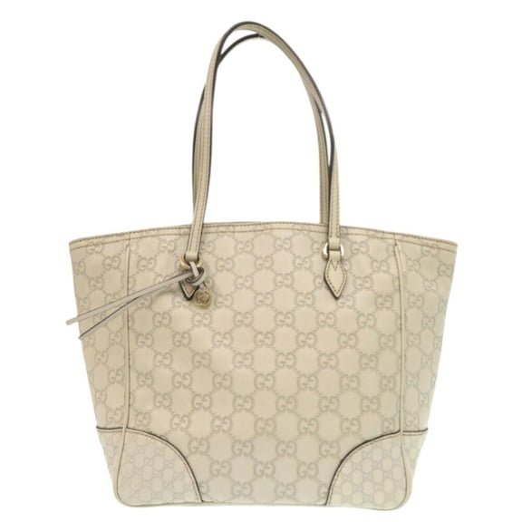 Pre-Owned Gucci 353119 Guccissima Leather Ivory Handbag 1142GUCCI (Good)