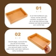 thumbnail image 6 of HOKARUA Multi-function Dresser Tray Convenient Bathroom Tray Wooden Vanity Tray Jewelry Accessory, 6 of 7