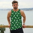 thumbnail image 6 of KLL Happy St. Patrick's Day Print Men's Muscle Gym Workout Stringer Tank Tops Bodybuilding Fitness T-Shirts Tank Tops Men-XX-Large, 6 of 7
