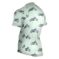 thumbnail image 3 of joogoo Motorcycle Retro Pattern Men's Cycling Jerseys Mountain Bike Short Sleeve Tops S, 3 of 7