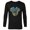 Black, variant on Disney Minnie Mouse Icon Hanukkah Chanukah Dreidel Menorah - Long Sleeve T-Shirt for Men – Customized-White