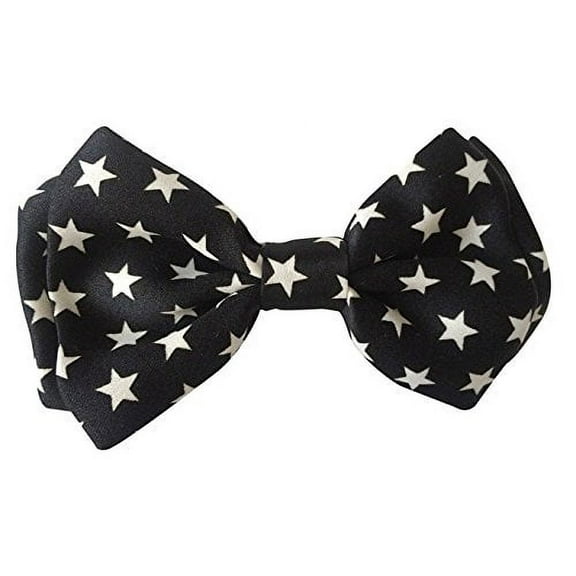 Halloween Wholesalers Bowtie (Black & White Stars)