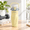Morning Joy, variant on Tan 24oz Stainless Steel Protein Shaker Bottle with Vortex Mixing Design