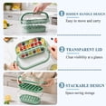 thumbnail image 5 of Aovky Ice Cube Tray with Lid and Bin, 2 Pack Ice Trays for Freezer with Storage Container, Scoop & Carry Handle, 54 Grid Easy Release Ice Cube Mold, Stackable Ice Maker for Coffee, Cocktail & Drinks, 5 of 8