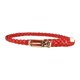 thumbnail image 2 of Cinturón fino de mujer, elegante y a la moda, ideal para vestidos, faldas, vaqueros y viajes en primavera. Rojo, 2 of 9