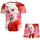 thumbnail image 2 of Trajes de Frozen 2 para niñas y bebés, camisetas y pantalones cortos de verano para niños, conjuntos de 2 piezas, disfraces de princesa Elsa Anna de Disney para niños, trajes 12M Gao Jinjia LED, 2 of 2