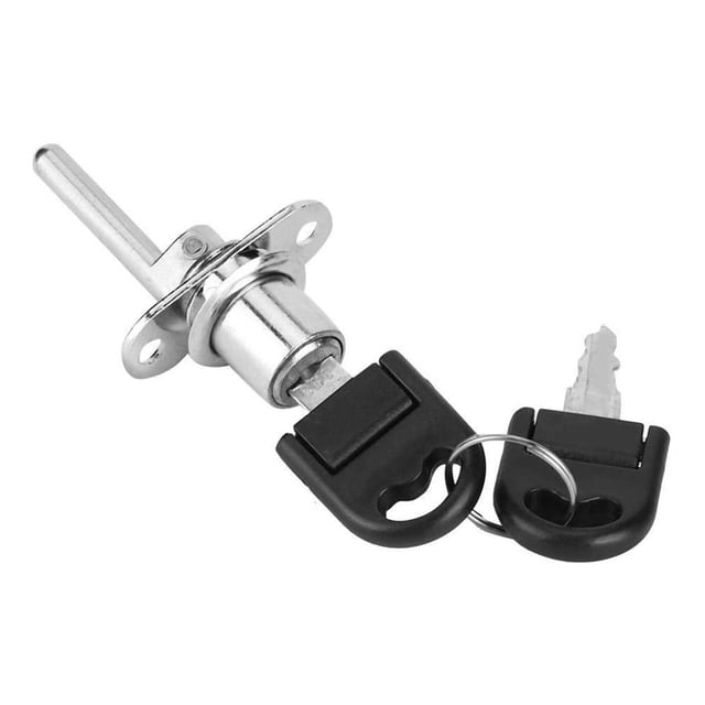 MYG for Zinc Alloy Cam Lock with Keys for Computer Desk Cabinet Mailbox Drawer Cupboard Locker Security Silver Plated for Durable Hardware