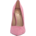 thumbnail image 2 of Sam Edelman Antonia Pink Confetti Pointed Toe Slip On Spool Heel Fashion Pumps (Pink Confetti, 5.5), 2 of 6