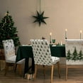 thumbnail image 2 of Christmas Chair Covers Set of 6, Xmas Tree Dining Chair Covers for Party Kitchen Removable Seat Cover for Chairs Christmas Decorations Indoor, 2 of 7
