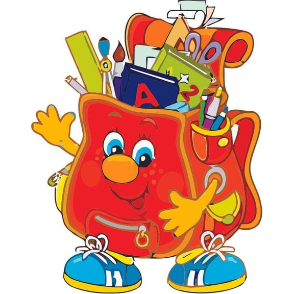 Wall Decals for Classroom Decor Decoration and Design Decals on Walls - School Supplies Cool Aid Smile Creative Teacher Artwork Stickers Sticker Back to School Ideas Teachers Schools Size (20x12 inch)