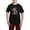 With Red Plaid Pant, variant on CafePress - 2 Robotv2 Men's Dark Pajamas - Men's Dark Loose Fit Cotton Pajama Set