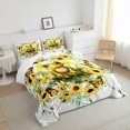 thumbnail image 4 of Frog Boys Kids Comforter Set Full Size,Rústico Amarillo Girasol Floral Edredón Set, 4 of 7