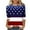 ZFY11_Red, variant on VKOYWKM 4th of July Shirts for Women 3/4 Sleeve Red White and Blue Graphic T Shirts Holiday Crew Neck USA Flag Tshirts Patriotic Tunic Tops