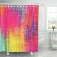 thumbnail image 1 of ABPHQTO Color azul Abstracto Colorido Verde Brillante Celebración Color Colorido Vacaciones Luz Impermeable Baño Cortinas de ducha Set 165x180 cm ABPHQTO PKNMT66x72Shower-11472, 1 of 2