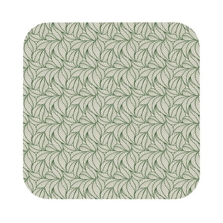 

Matuu Leaves for Cup Coasters Set of 6 Leather Coasters Desk Coasters for Office Measures 4” x 4” Square