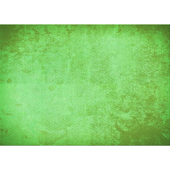 Ahgly Company Machine Washable Indoor Rectangle Transitional Emerald Green Area Rugs, 7' x 10'
