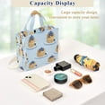 thumbnail image 5 of FORMRS Womens Corduroy Tote Bag Crossbody Shoulder Handbag with Pocket, Blueberry Pancake Pattern, 5 of 7