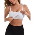 thumbnail image 4 of DARING DIVA Women's Modal Adjustable Straps Cami Tank Top 3-Pack 3XL White, Gray, 4 of 5
