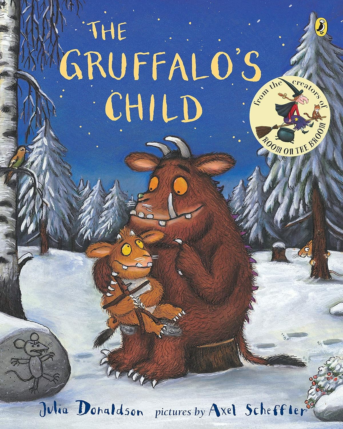 Julia Donaldson Books Gift Set Includes The Gruffalo and The Gruffalo’s Child Paperbacks, Gruffalo and Mouse Plush Stuffed Animal Book Characters and Activity Pages (Be Brave and Creative)