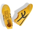 thumbnail image 4 of LUCKY STEP Retro Thin Sole Fashion Sneakers Casual Lightweight Walking Shoes,Yellow,Womens, 4 of 6