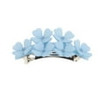 thumbnail image 4 of Unique Bargains 1 Pc Elegant Four-leaf Clovers Hair Clips for Home Sky Blue, 4 of 5