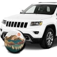 thumbnail image 3 of cozipink Mountain Forest Tree Sunset Nature Landscape Spare Tire Cover Weatherproof Vintage Wheel Protectors Universal, 3 of 5