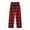 Red, variant on Tiijoy Kids' Plaid Flannel Pajama Pants Soft Warm Sleepwear Pants Homewear, Sizes 100