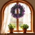 thumbnail image 6 of Spring Wreath Outdoor Boho Wall Decor, Outside Wreath Summer Front Door Decor, Elegant Home Decor Hanging Garden Decoration, 6 of 7