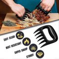 thumbnail image 2 of Meat Claws -bear Claws For Shredding Meat - Bbq Shredding Pulled Pork Handles Claws - Non-slip Easy Clean No Bent Kitchen Utensil For Roasting, Grilli, 2 of 4