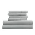 thumbnail image 6 of King, Light Gray Solid Microfiber 6 Piece Bed Sheet Set, by Noble Linens, 6 of 11