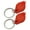 Red, variant on sunsanly 2Pcs Mini LED Flashlights with Key Ring Compact Size Portable Battery Powered Outdoor Camping Bright Tiny Light Emergency Lamps